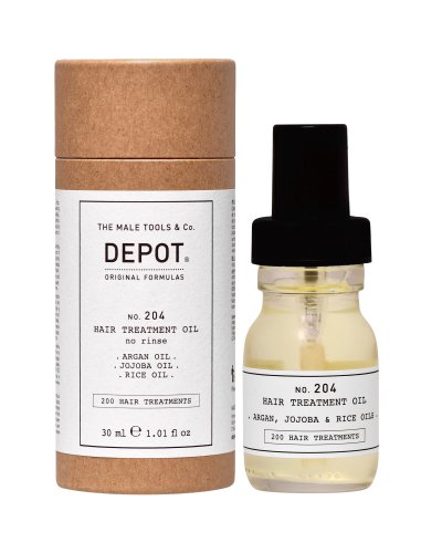 DEPOT Depot No. 204 Hair Treatment Oil olejek do włosów 30ml — Składniki i ocena