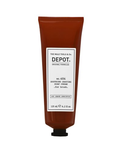 DEPOT Depot No. 404 Soothing Shaving Soap Cream For Brush mydło do golenia 125ml — Składniki i ocena