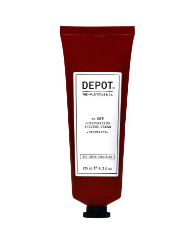 DEPOT DEPOT NO. 405 NAWILŻAJĄCY KREM DO GOLENIA MOISTURIZING SHAVING CREAM 125ml — Składniki i ocena