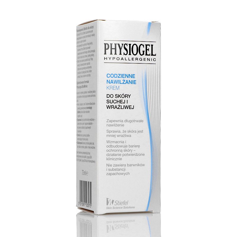 GLAXOSMITHKLINE OTC Physiogel Hypoallergenic, codzienne nawilżanie, krem do skóry suchej i wrażliwej, 75 ml — Składniki i ocena