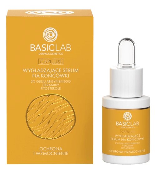 BasicLab BASICLAB Capillus Wygładzające serum na końcówki włosów 15 ml — Składniki i ocena