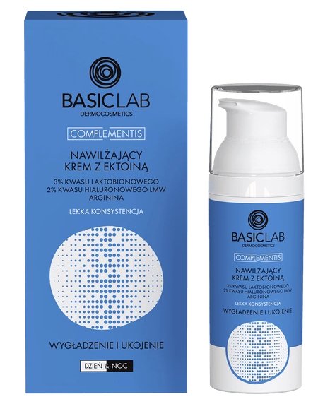 BasicLab BASICLAB Complementis Nawilżający krem z ektoiną o lekkiej konsystencji 50 ml