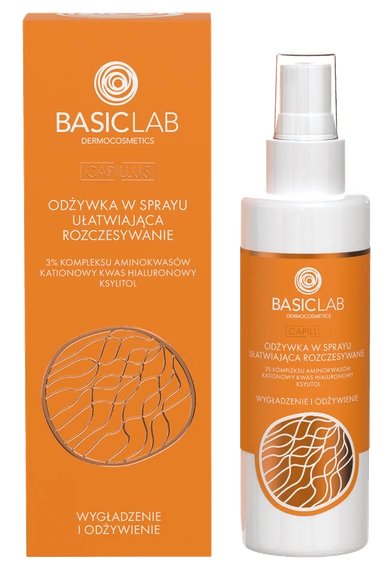 BasicLab BASICLAB Capillus Odżywka w sprayu ułatwiająca rozczesywanie 150 ml — Składniki i ocena