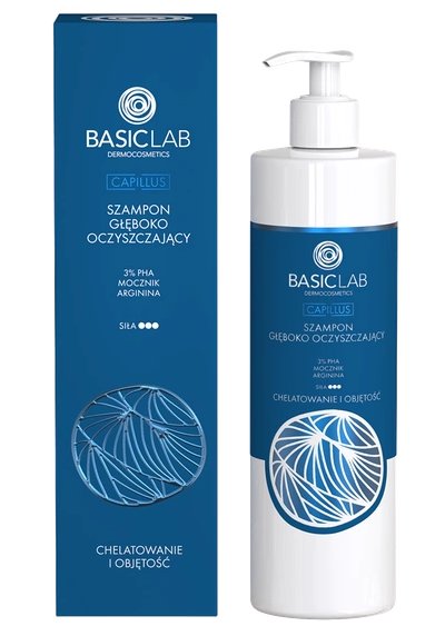 BasicLab BASICLAB Capillus Szampon głęboko oczyszczający 300 ml — Składniki i ocena