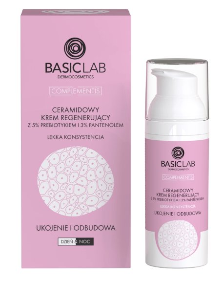 BasicLab BASICLAB Complementis Ceramidowy krem regenerujący o lekkiej konsystencji 50 ml