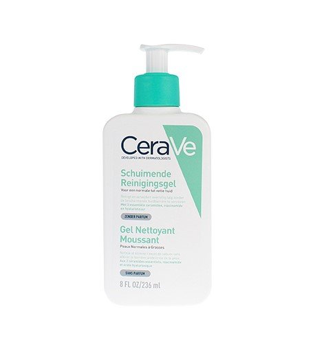 CERAVE CeraVe Foaming Cleanser żel oczyszczający dla skóry normalnej i tłustej 236 ml — Składniki i ocena