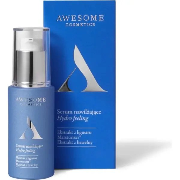 AWESOME COSMETICS AWESOME COSMETICS HYDRO FEELING SERUM NAWILŻAJĄCE DO TWARZY 30ML — Składniki i ocena