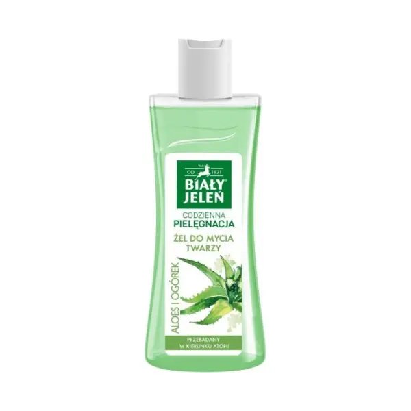 Biały Jeleń Biały Jeleń żel do mycia twarzy aloes i ogórek 265 ml — Składniki i ocena