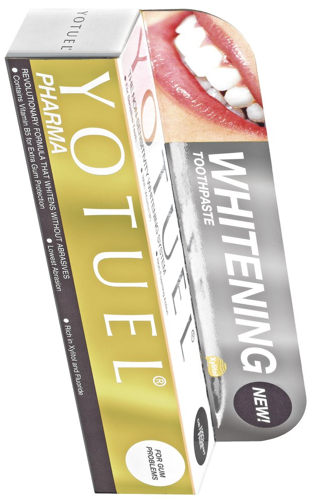 Yotuel YOTUEL Toothpaste Pharma 50ml - wybielająca pasta do zębów z witaminą B5 o współczynniku ścieralności 36RDA — Składniki i ocena