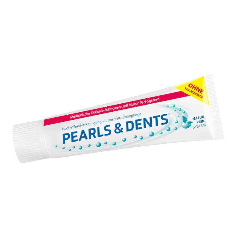 Nieznana PEARLS & DENTS pasta 100ml - leczniczo wybielająca pasta do zębów z aktywnym systemem perełek Perl-System