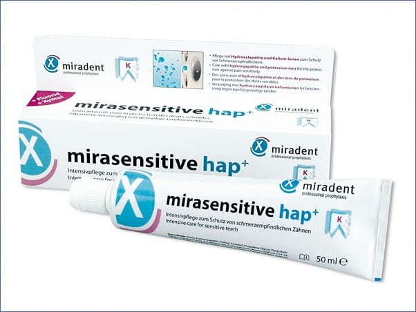 Miradent MIRADENT Mirasensitive hap+ 50ml - pasta do intensywnej terapii ochronnej wrażliwych zębów