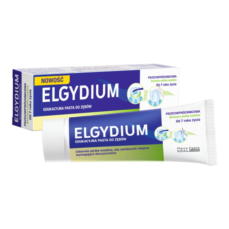 Elgydium ELGYDIUM pasta EDUKACYJNA barwiąca płytkę nazębną 50ml
