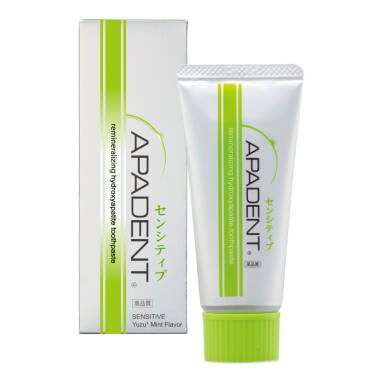 Apadent Sensitive 60g - pasta do zębów wrażliwych z hydroksyapatytem — Składniki i ocena