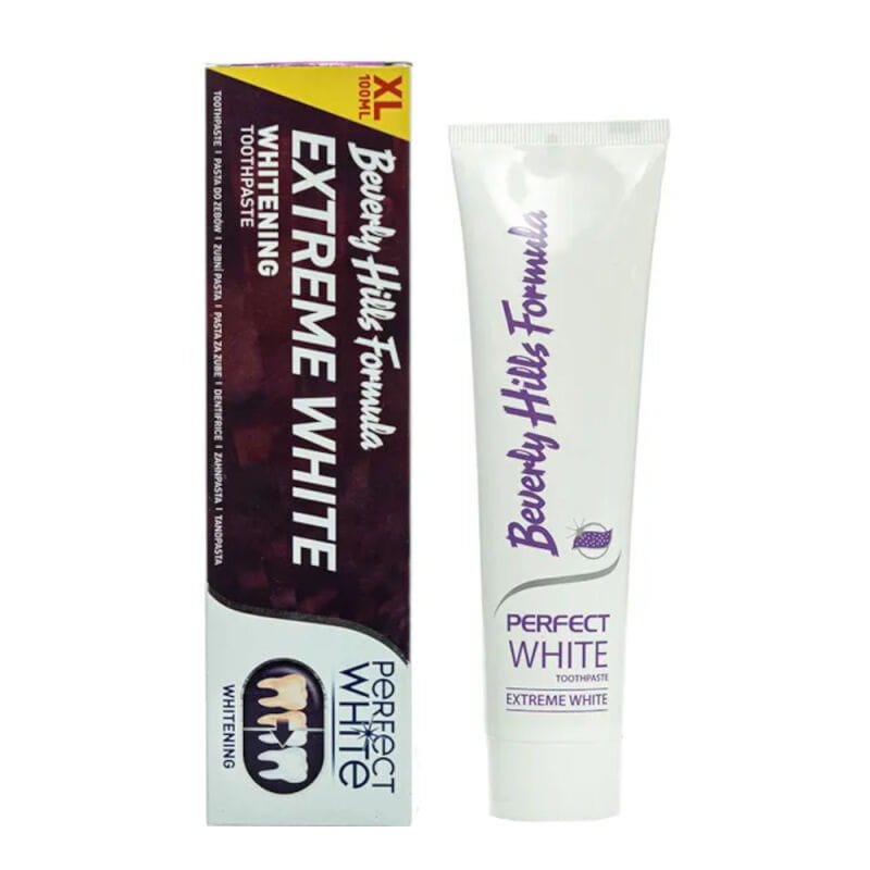 Beverly Hills BEVERLY HILLS Extreme White 100ml - silnie wybielająca pasta do zębów — Składniki i ocena