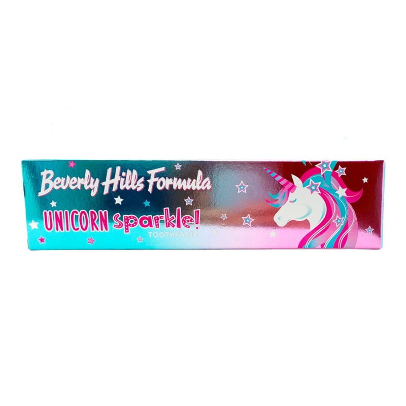 Beverly Hills BEVERLY HILLS UNICORN Sparkle 100ml - pasta do zębów dla dzieci z brokatem — Składniki i ocena