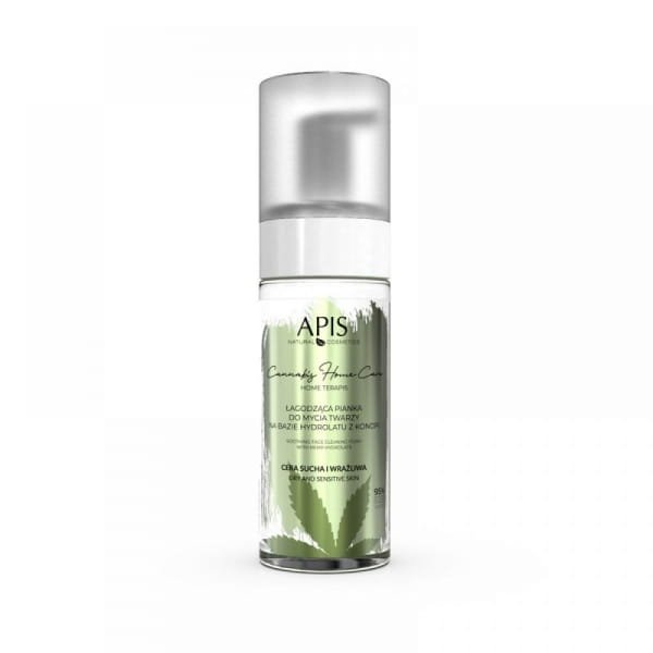 APIS Apis cannabis home care łagodząca pianka do mycia twarzy na bazie hydrolatu z konopi 150 ml