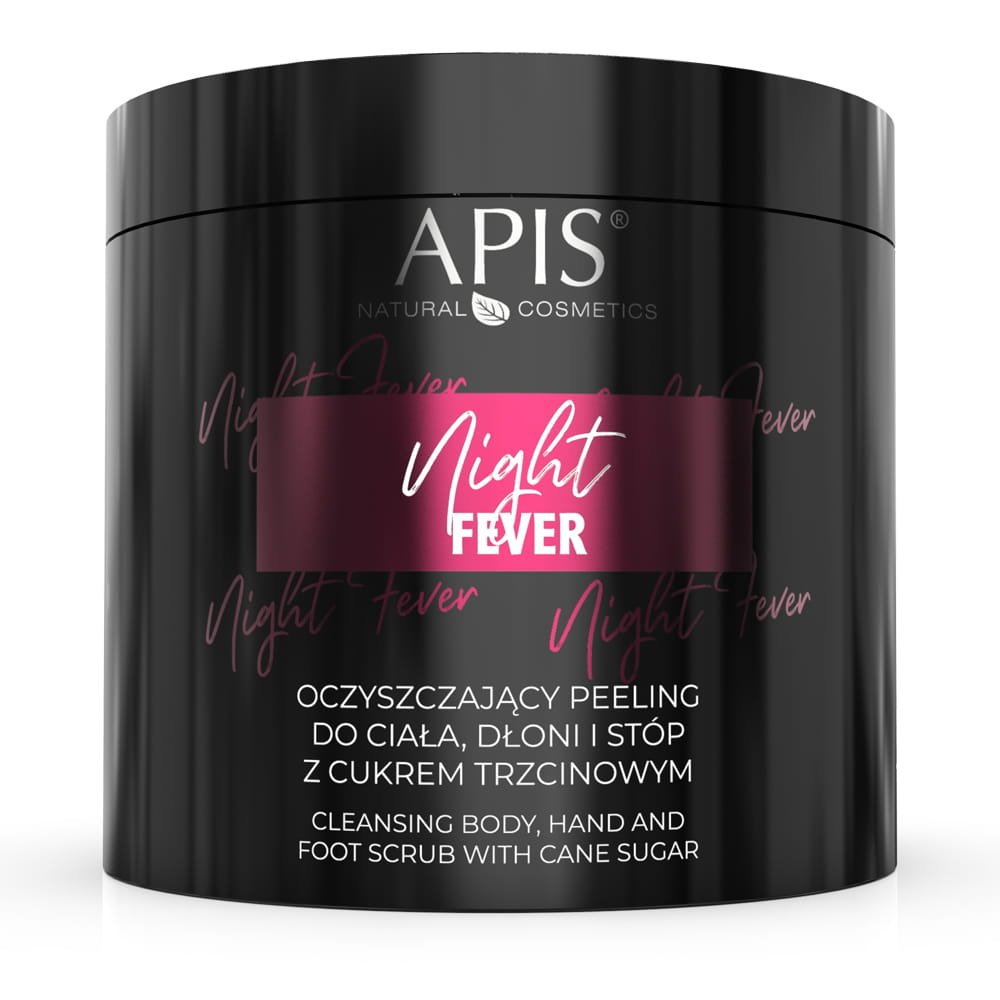 APIS Apis night fever oczyszczający peeling do ciała, dłoni i stóp, 700 g