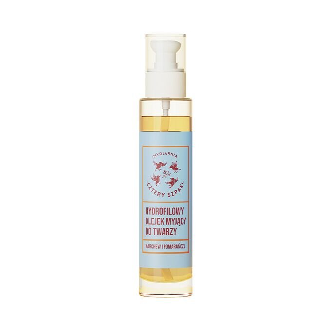 Nieznana Naturalny hydrofilowy olejek myjący Marchew i Pomarańcza, Cztery Szpaki, 100 ml