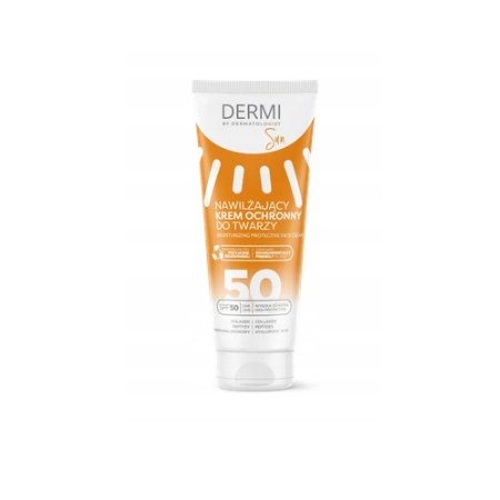 Nieznana Dermi Sun Krem do twarzy nawilżający ochronny SPF 50 - - 50 ml