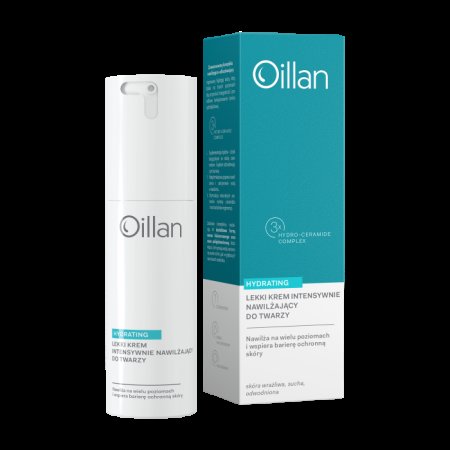 OILLAN Hydrating Krem do twarzy intensywnie nawilżający lekki, 50 ml