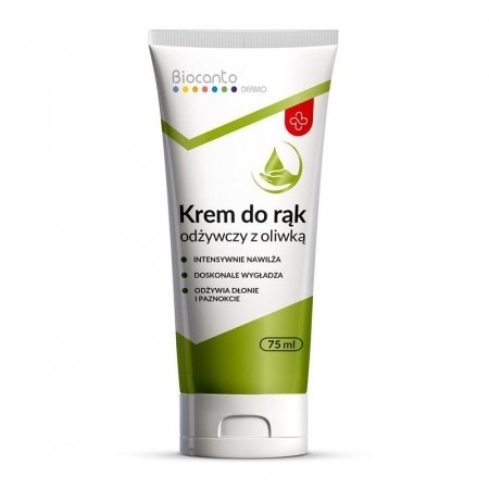 Nieznana Biocanto Dermo Krem do rąk odżywczy z oliwką 75 ml — Składniki i ocena