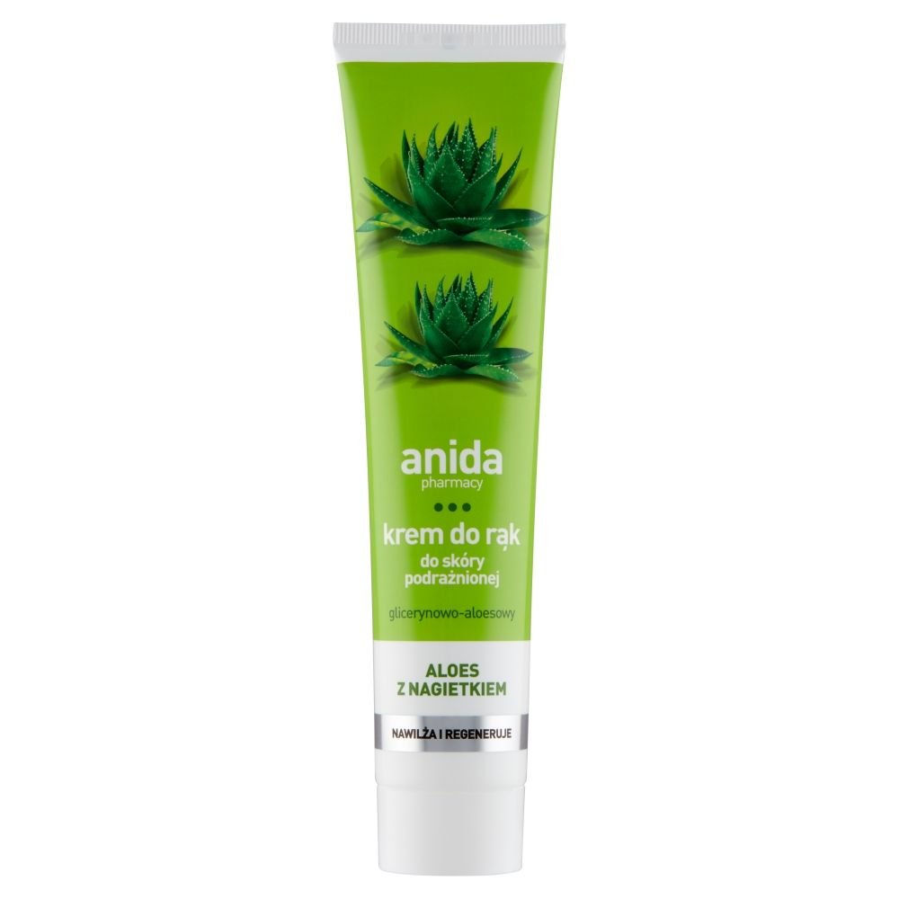 Nieznana Anida, krem do rąk glicerynowo-aloesowy z nagietkiem, 125 ml