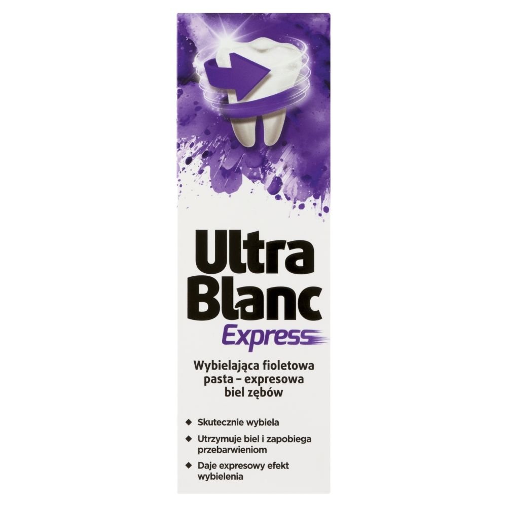 ULTRABLANC Express, pasta d/zebow, wybielaj.,fioletowa,75 ml — Składniki i ocena
