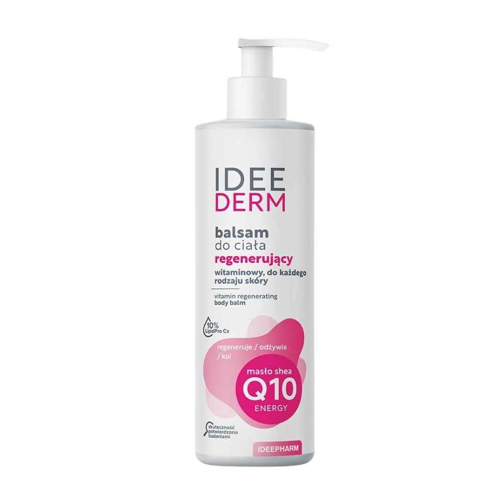 IDEEPHARM Ideederm, balsam do ciała regenerujący do każdego rodzaju skóry, 400ml — Składniki i ocena