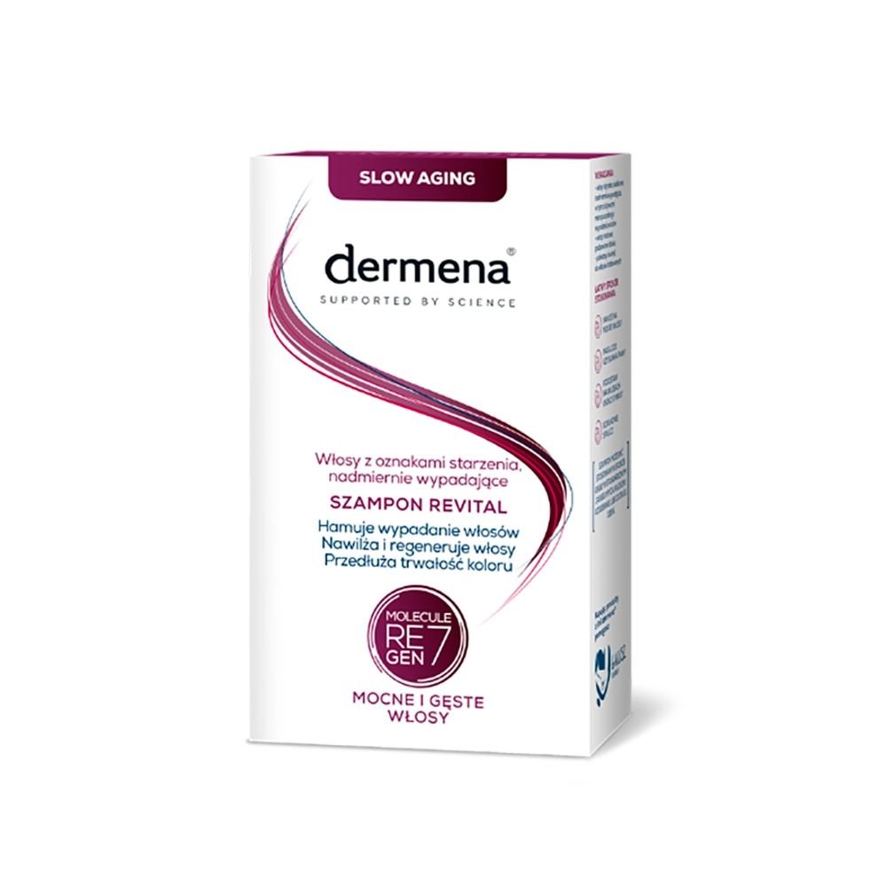 Dermena Revital, szamp.,d/wlos.dojrzal.,nadmier.wypad.,200ml — Składniki i ocena