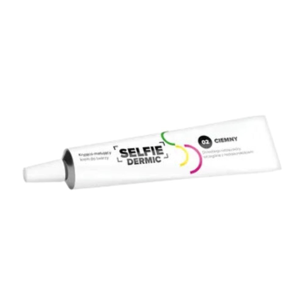 Nieznana SelfieDermic, krem,do twarzy,kryjaco-matujacy,ciemny, 20ml