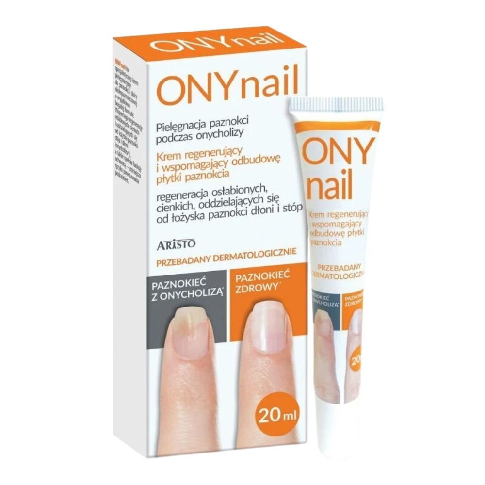 Nieznana ONYnail, krem, regener.,wspomag.odbud.płytki paznokcia, 20ml — Składniki i ocena