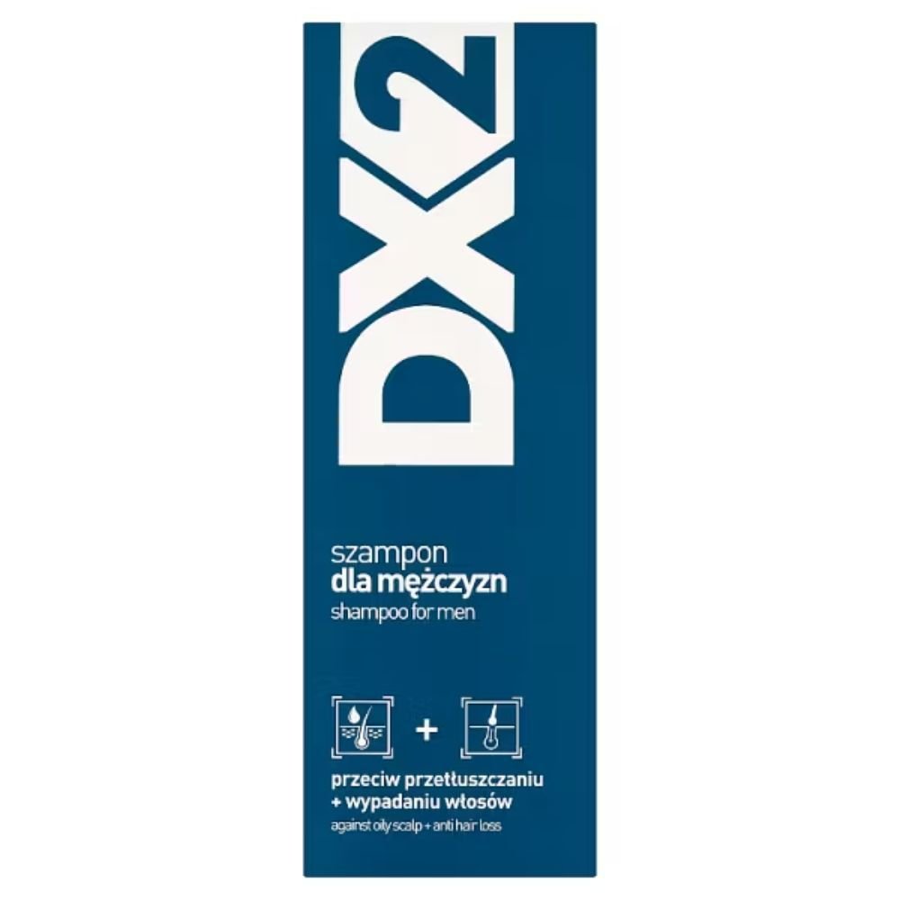 Nieznana DX2, szamp., p/przetłusz.+ wypadaniu włosów,dla mężcz.,150ml