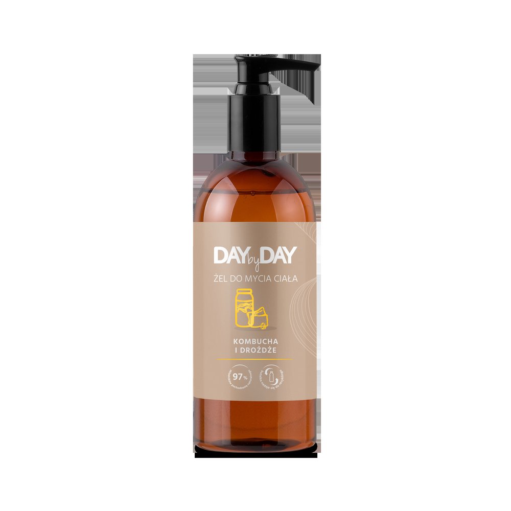 Nieznana DAYbyDAY żel do mycia ciała, kombucha i drożdże, 400ml