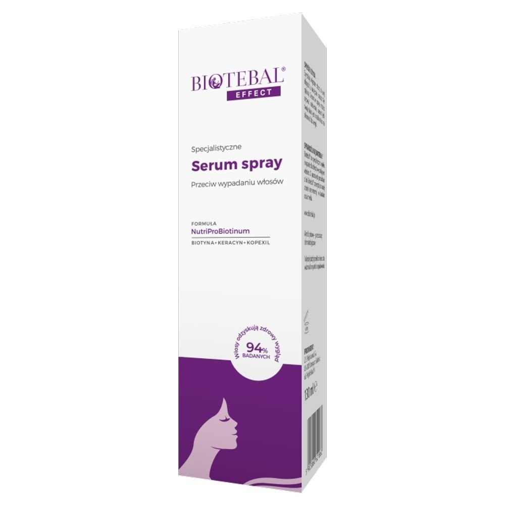 Biotebal Effect, serum,specjalist.,spray p/wypad.wlos.,130ml — Składniki i ocena
