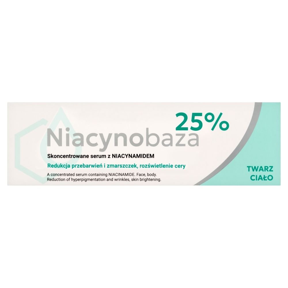 Niacynobaza 25%, serum, skoncentrow.,z niacynamid., 30 g — Składniki i ocena