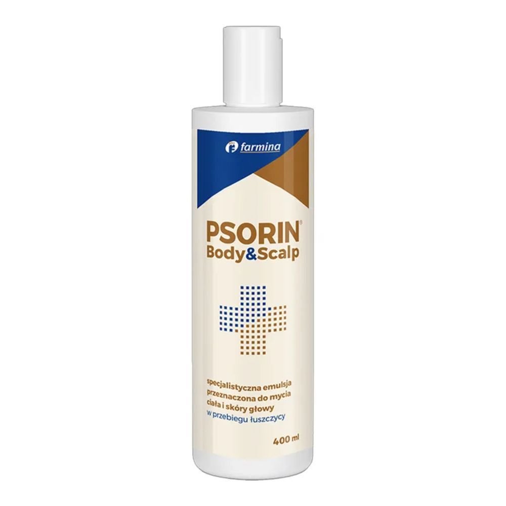 Nieznana Psorin Body&Scalp, emulsja specjalistyczna do mycia ciała i głowy, 400ml — Składniki i ocena