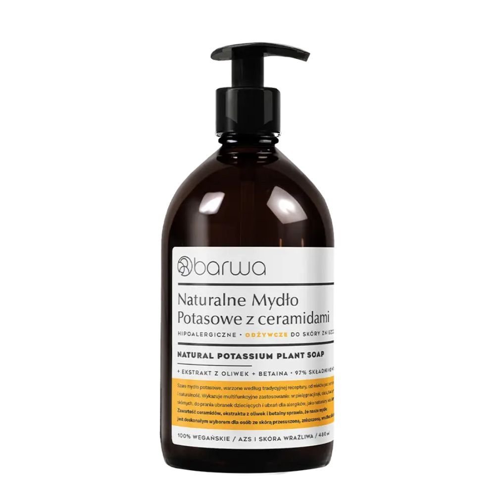 BARWA Barwa, Naturalne Mydło Potasowe odżywcze, 480 ml