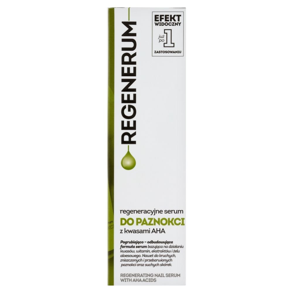 Nieznana Regenerum, serum, regeneracyjne do paznokci z kw.AHA,4ml