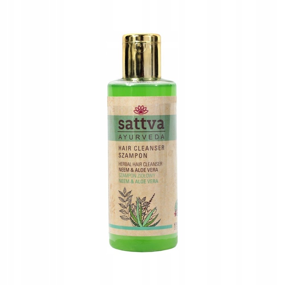 Sattva Szampon Ziołowy NEEM & ALOE VERA 210ml — Składniki i ocena
