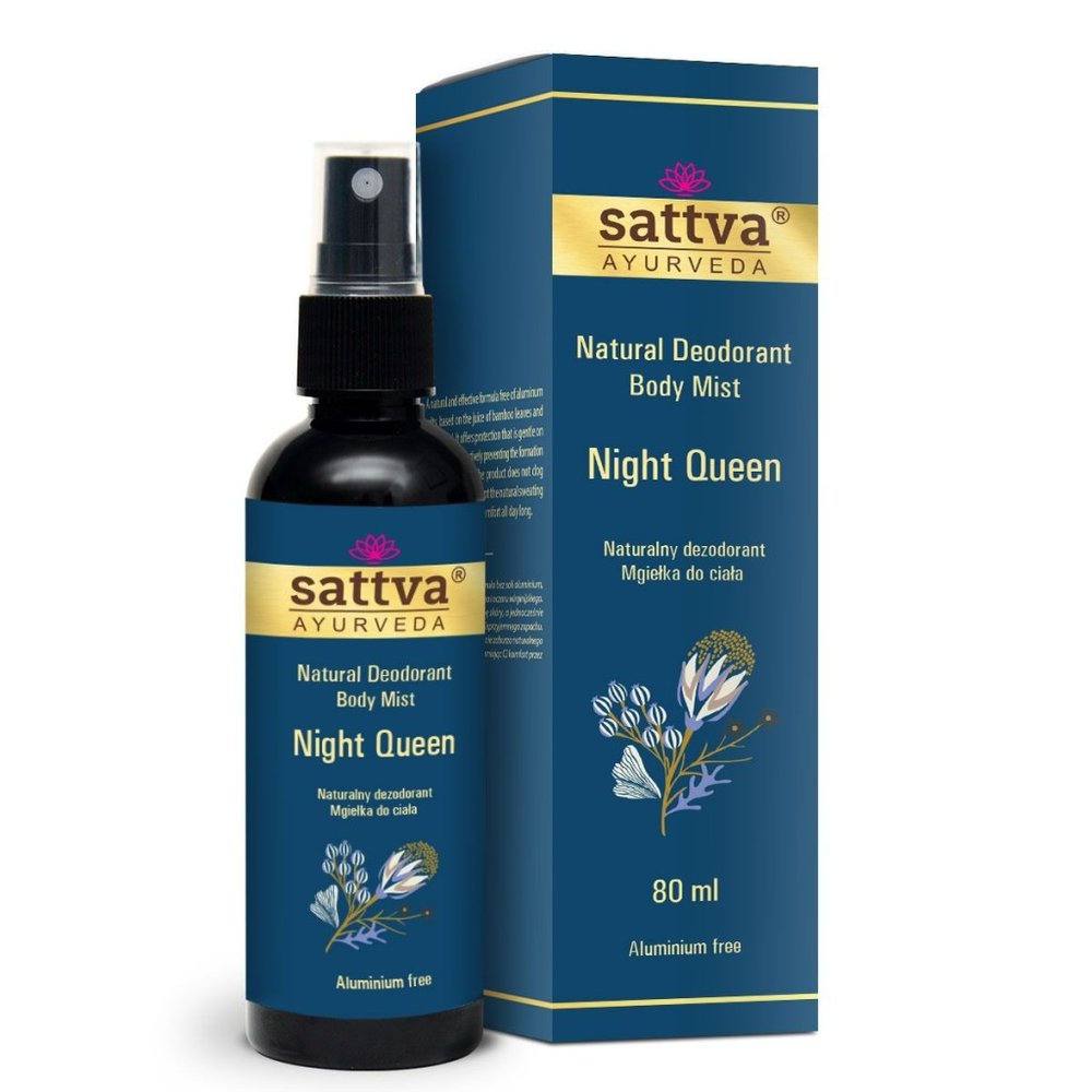 Sattva Night Queen Naturalny Dezodorant 80ml Mgiełka do Ciała — Składniki i ocena