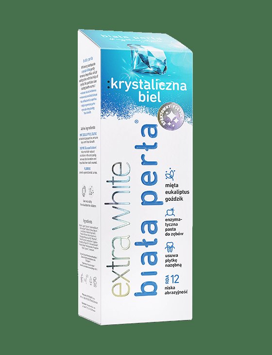 Biała Perła Biała Perła Wybielająca pasta do zębów :krystaliczna biel 75ml — Składniki i ocena