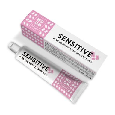 WOOM WOOM Family SENSITIVE - pasta do wrażliwych zębów i delikatnych dziąseł 75ml