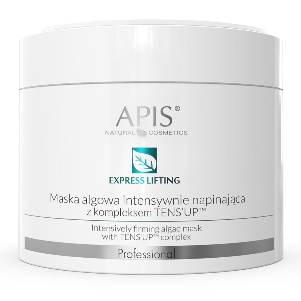 Apis APIS EXPRESS LIFTING Maska algowa intensywnie napinająca z kompleksem TENS’UP 100g — Składniki i ocena