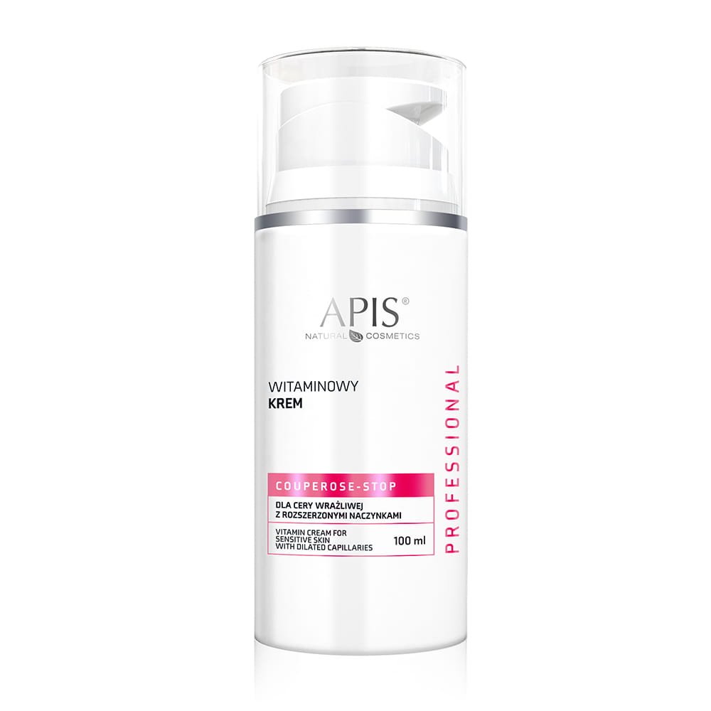 Nieznana Apis, Couperose-stop, Krem dla cery wrażliwej z rozszerzonymi naczynkami, 100 ml