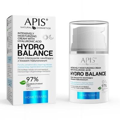 Nieznana Apis, Hydro Balance Home terApis, Krem z kwasem hialuronowym, 50 ml — Składniki i ocena