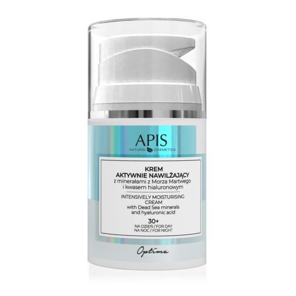 Apis APIS OPTIMA Krem aktywnie nawilżający z minerałami z Morza Martwego i kwasem hialuronowym 30+ 50ml