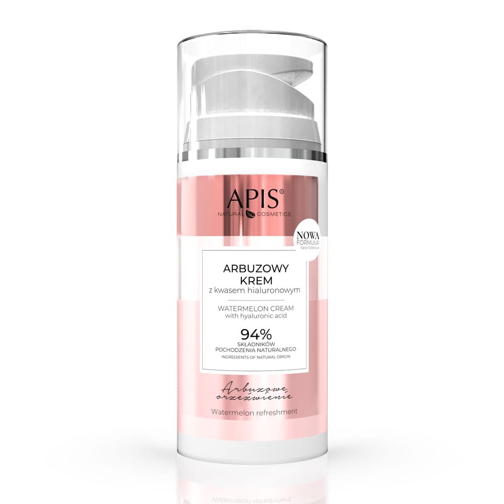 Apis APIS ARBUZOWE ORZEŹWIENIE Arbuzowy krem do twarzy z kwasem hialuronowym 100 ml