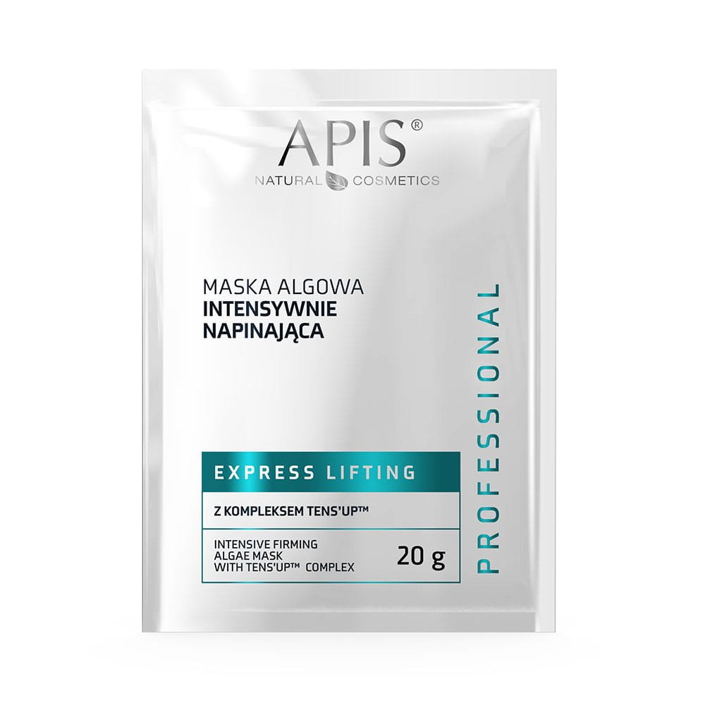 Apis APIS EXPRESS LIFTING Maska algowa intensywnie napinająca z kompleksem TENS’UP 20g — Składniki i ocena