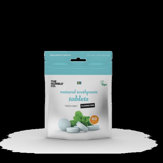 Nieznana Humble Pasta do zębów w tabletkach bez fluoru 60szt. - tabletki do mycia zębów