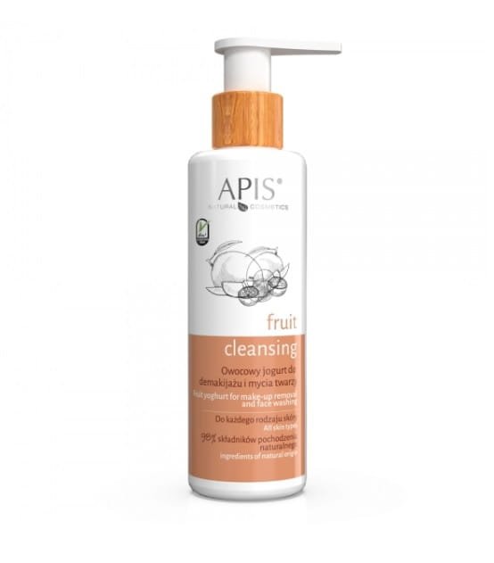 Apis Apis Fruit cleansing Owocowy jogurt do demakijażu i mycia twarzy,150 ml